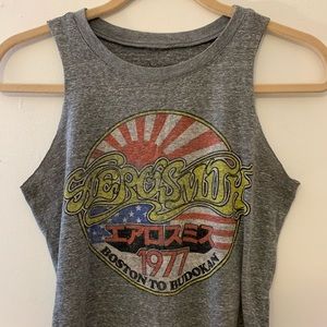 Vintage Aerosmith - Cropped Muscle tank